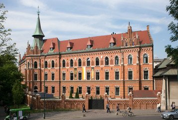 Catholic seminary near the Wawel Castle in Krakow. Poland.