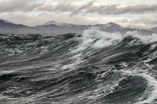 Fototapeta stormy sea
