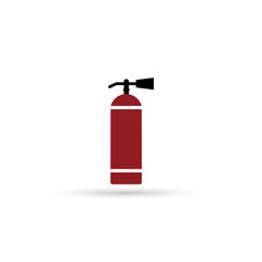 Obraz premium Red fire extinguisher.