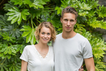 Fototapeta premium Portrait of young couple in love