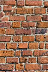 Background of old brick wall pattern texture.
