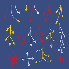 Doodle Arrow Marker set