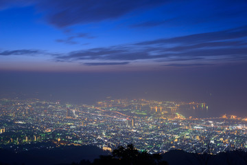 神戸の夜景　摩耶山掬星台からの眺め