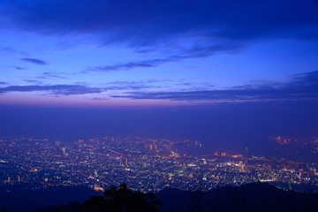 神戸の夜景　摩耶山掬星台からの眺め