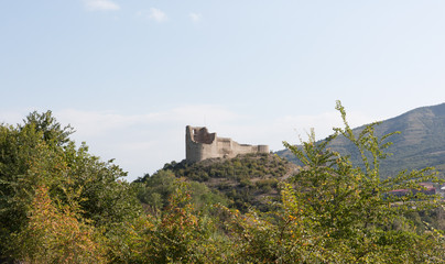 Bebristsikhe fortress on the Northern edge of modern Mtskheta. The Republic Of Georgia