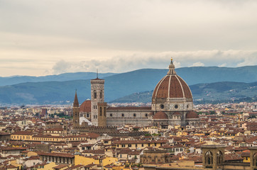 The historic buildings of Florence the birthplace of the Renaissance