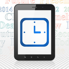 Timeline concept: Tablet Computer with Watch on display