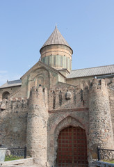 Fototapeta na wymiar Svetitskhoveli Cathedral is a Georgian Orthodox cathedral located in Mtskheta