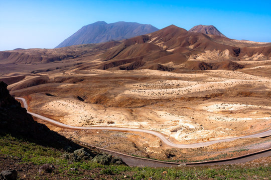 Topo da Coroa, volcanic mountains of Santo Antao, Cape Verde
