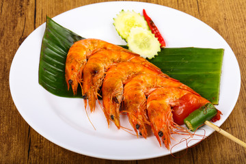Prawn skewer