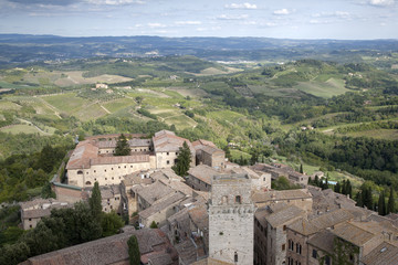 Fototapeta na wymiar San Gimignano Village, Tuscany