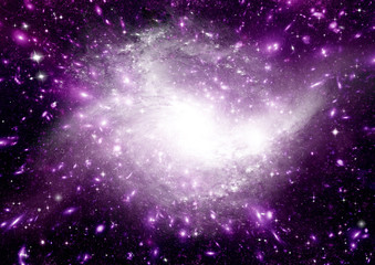 galaxy in a free space
