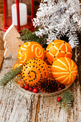 Christmas oranges