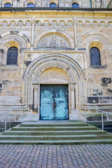 Naklejka premium Entrance door of the St. Antonius Basilica in Rheine