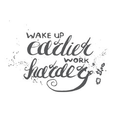Job motivation lettering 