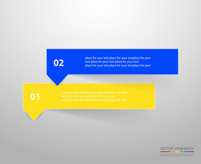 Vector lines arrows infographic.
