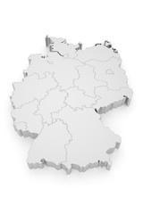 Deutschland Bundesländer 3D