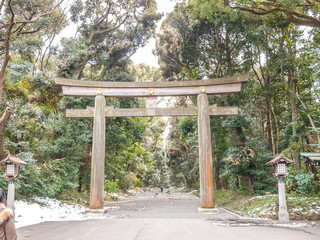 Meiji Jingu Shrine door