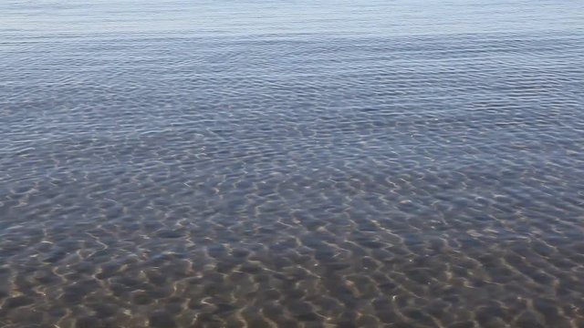 bord de plage le matin