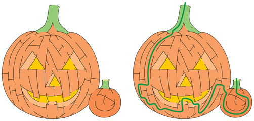 Jack O' Lantern maze