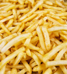 Pile of potato fries