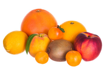 Isolated fruit, close