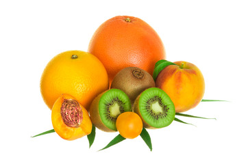 Isolated fruit, close