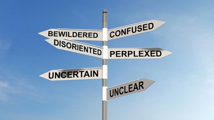 Confusion signpost  © Riko Best