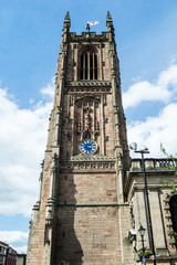 Fototapeta na wymiar Derby Cathedral Tower B