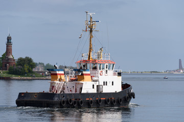 Schlepper auf der Kieler F&ouml;rde