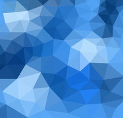 Obraz premium Dark blue geometric triangular background