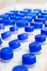 Plastic containers for samples