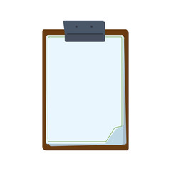 Document information data paper icon. Isolated and flat illustration. Vector graphic