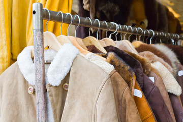 Pelzjacke vom Flohmarkt
