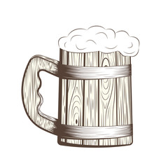 Wooden Beer Mug