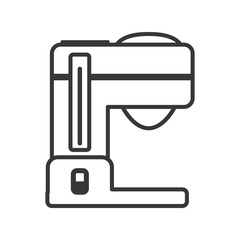 Coffe machine supply house electric appliance icon. Isolated and flat illustration. Vector graphic