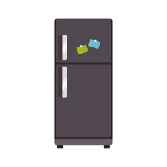 Fridge supply house electric appliance icon. Isolated and flat illustration. Vector graphic