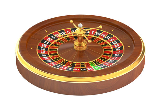 Casino roulette, 3D rendering