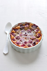 Clafoutis aux framboises