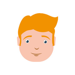 Boy male avatar person people icon. Isolated and flat illustration. Vector graphic