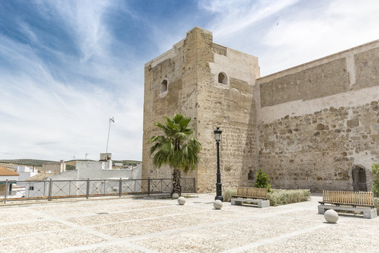 ancient castle in Castro del R&iacute;o city, C&oacute;rdoba, Spain