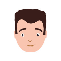 Man male avatar person people icon. Isolated and flat illustration. Vector graphic