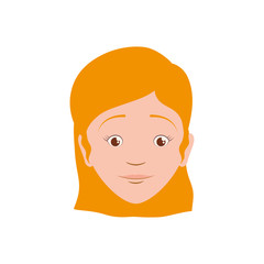 Woman female avatar person people icon. Isolated and flat illustration. Vector graphic