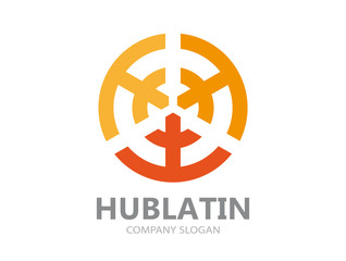 Vector connect logo template