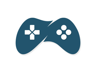 Game joystick or device controller logo © Lifeking