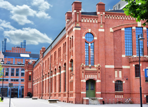 old buildings of CHP in Lodz after revitalization