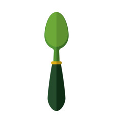 fork cutlery restaurant menu icon. Isolated and flat illustration. Vector graphic