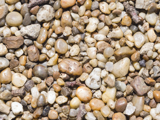 Abstract pebble stones background texture macro, selective focus