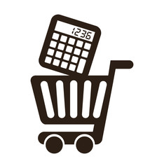 cart shopping commerce isolated icon