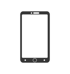 smartphone mobile cellphone gadget communication icon. Isolated and flat illustration. Vector graphic